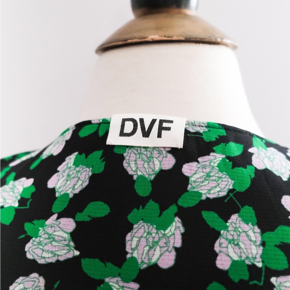 DVF In Charge Reversible Floral Dress - Picture 9 of 12